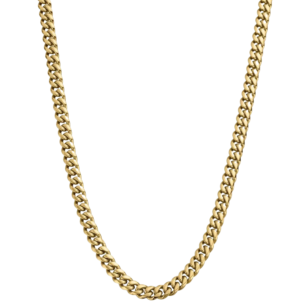 cuban chain (8mm gold)