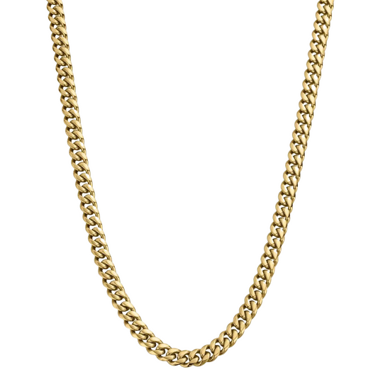 cuban chain (8mm gold)