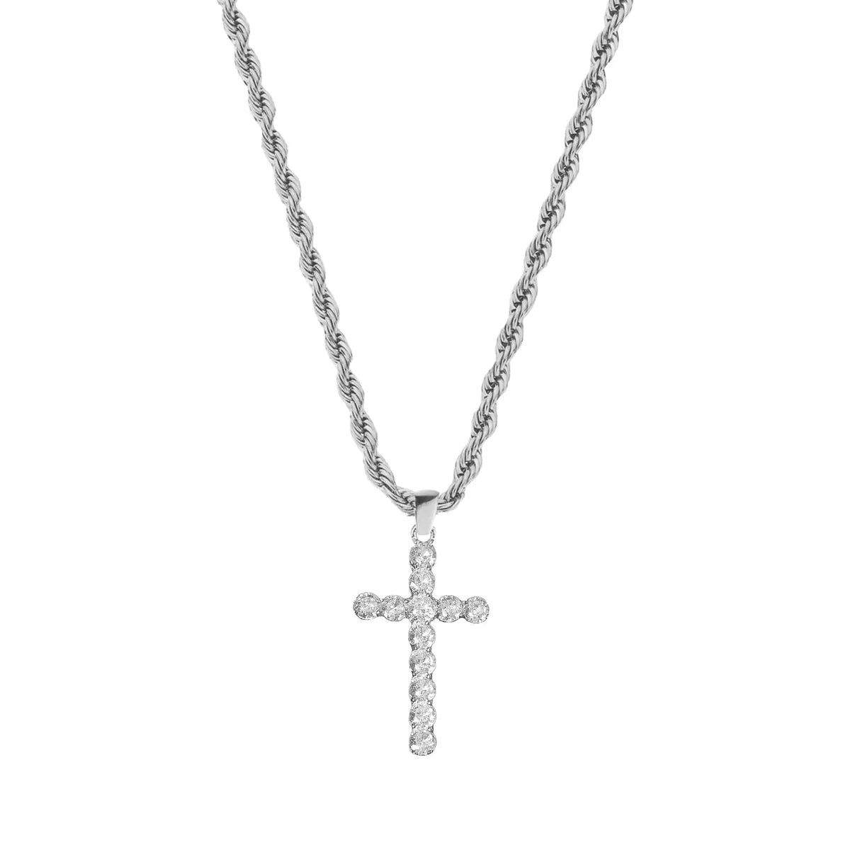 Diamond Cross (Silver)