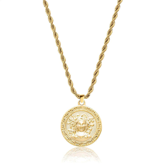 Medusa Necklace (Gold)